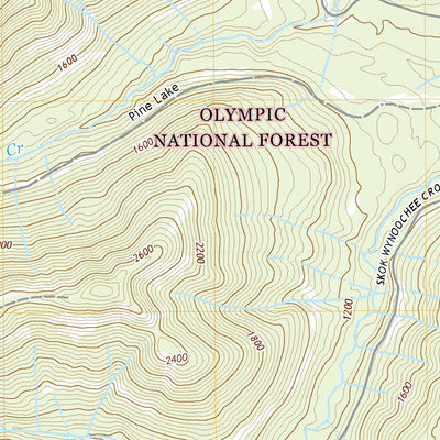 United States Geological Survey Mount Tebo, WA (2020, 24000-Scale) digital map