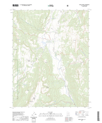 United States Geological Survey Mount Terrill, UT (2023, 24000-Scale) digital map