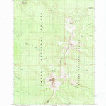 United States Geological Survey Mount Thielsen, OR (1985, 24000-Scale) digital map