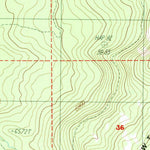 United States Geological Survey Mount Thielsen, OR (1985, 24000-Scale) digital map