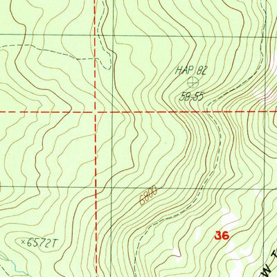 United States Geological Survey Mount Thielsen, OR (1985, 24000-Scale) digital map