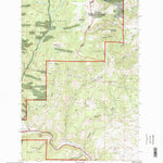 United States Geological Survey Mount Thompson, MT (1996, 24000-Scale) digital map