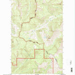 United States Geological Survey Mount Thompson-Seton, MT (1994, 24000-Scale) digital map