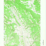 United States Geological Survey Mount Thompson, WY (1967, 24000-Scale) digital map