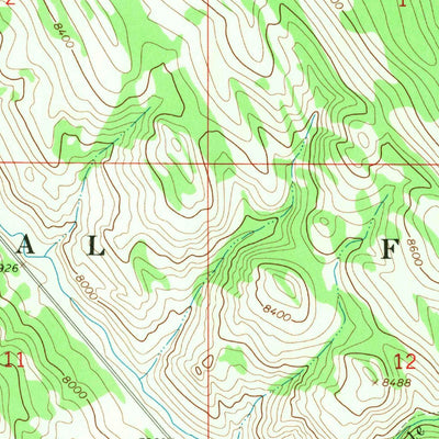 United States Geological Survey Mount Thompson, WY (1967, 24000-Scale) digital map