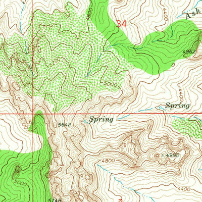 United States Geological Survey Mount Tipton, AZ (1968, 24000-Scale) digital map