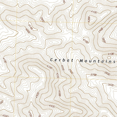 United States Geological Survey Mount Tipton NW, AZ (2021, 24000-Scale) digital map