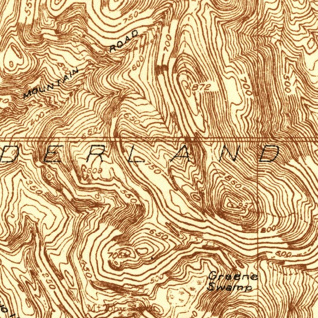 Mount Toby, MA (1935, 24000-Scale) Map by United States Geological ...