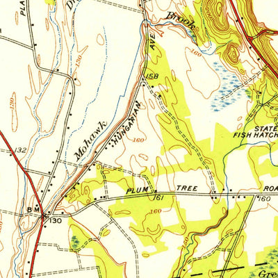United States Geological Survey Mount Toby, MA (1944, 31680-Scale) digital map