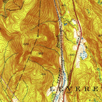 United States Geological Survey Mount Toby, MA (1944, 31680-Scale) digital map