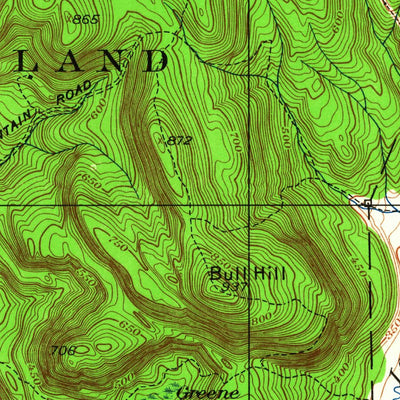 United States Geological Survey Mount Toby, MA (1955, 24000-Scale) digital map