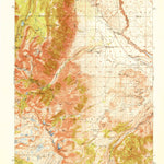 United States Geological Survey Mount Tom, CA (1951, 62500-Scale) digital map