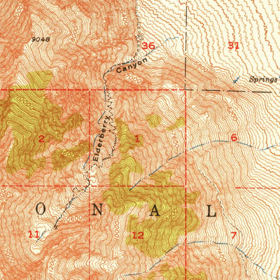 United States Geological Survey Mount Tom, CA (1951, 62500-Scale) digital map