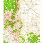 United States Geological Survey Mount Tom, CA (1954, 62500-Scale) digital map