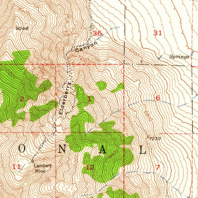 United States Geological Survey Mount Tom, CA (1954, 62500-Scale) digital map