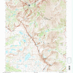 United States Geological Survey Mount Tom, CA (1994, 24000-Scale) digital map