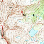 United States Geological Survey Mount Tom, CA (1994, 24000-Scale) digital map