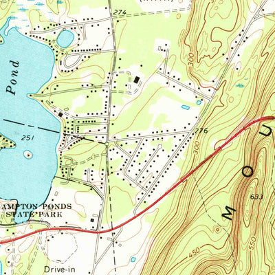 United States Geological Survey Mount Tom, MA (1972, 24000-Scale) digital map