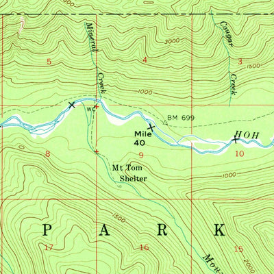 United States Geological Survey Mount Tom, WA (1956, 62500-Scale) digital map