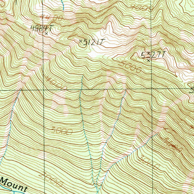 United States Geological Survey Mount Tom, WA (1990, 24000-Scale) digital map