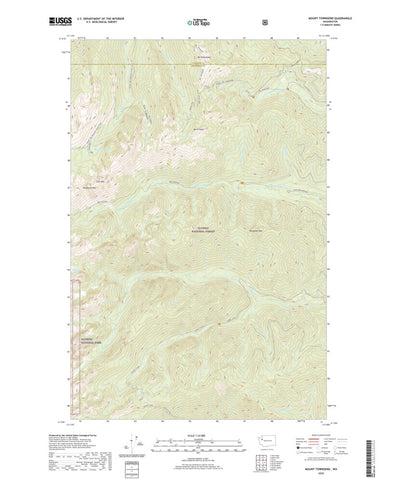 United States Geological Survey Mount Townsend, WA (2020, 24000-Scale) digital map