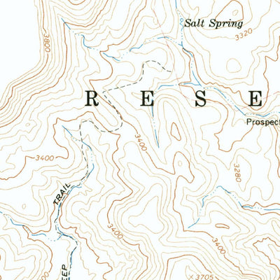 United States Geological Survey Mount Triplet, AZ (1966, 24000-Scale) digital map