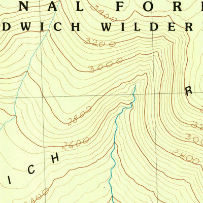 United States Geological Survey Mount Tripyramid, NH (1987, 24000-Scale) digital map