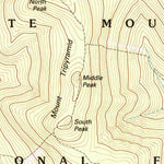 United States Geological Survey Mount Tripyramid, NH (1995, 24000-Scale) digital map