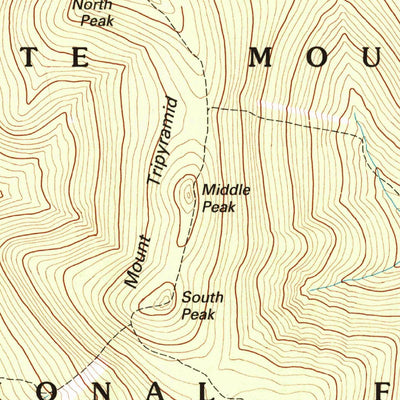 United States Geological Survey Mount Tripyramid, NH (1995, 24000-Scale) digital map