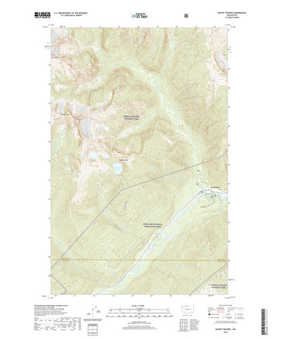 United States Geological Survey Mount Triumph, WA (2020, 24000-Scale) digital map