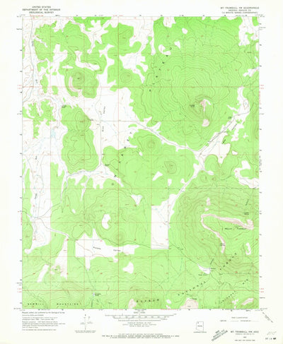 United States Geological Survey Mount Trumbull, AZ (1967, 24000-Scale) digital map