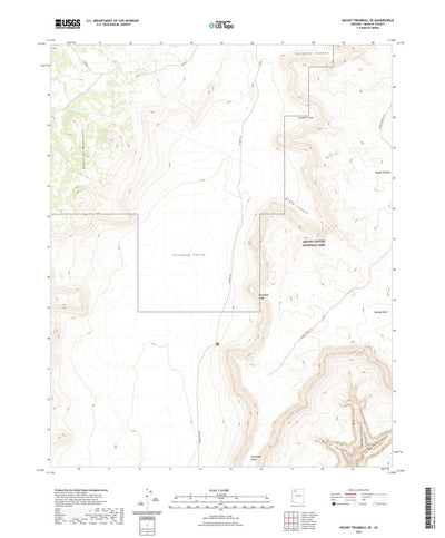United States Geological Survey Mount Trumbull SE, AZ (2021, 24000-Scale) digital map