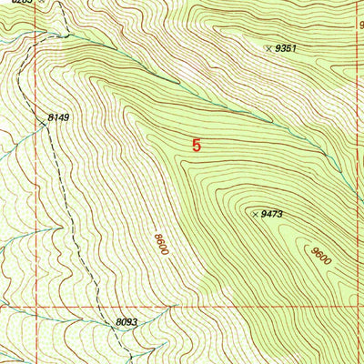 United States Geological Survey Mount Tukuhnikivatz, UT (2001, 24000-Scale) digital map