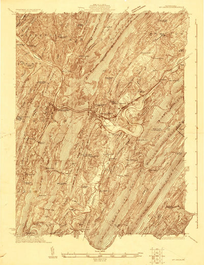 United States Geological Survey Mount Union, PA (1922, 48000-Scale) digital map
