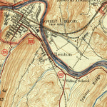 United States Geological Survey Mount Union, PA (1924, 62500-Scale) digital map