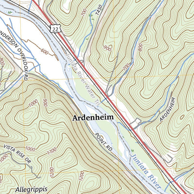 United States Geological Survey Mount Union, PA (2023, 24000-Scale) digital map