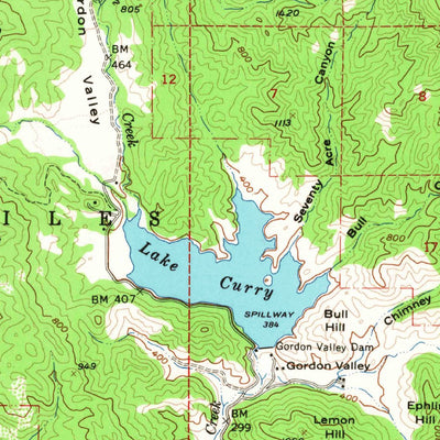 United States Geological Survey Mount Vaca, CA (1951, 62500-Scale) digital map