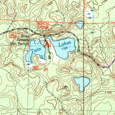 United States Geological Survey Mount Valhalla, WI (2005, 24000-Scale) digital map