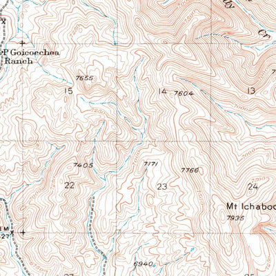 United States Geological Survey Mount Velma, NV (1935, 62500-Scale) digital map