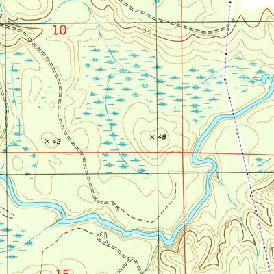 United States Geological Survey Mount Vernon, AL (1982, 24000-Scale) digital map
