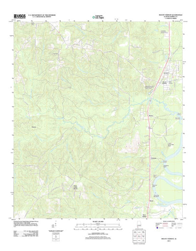 United States Geological Survey Mount Vernon, AL (2011, 24000-Scale) digital map