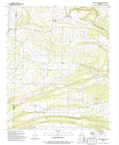 United States Geological Survey Mount Vernon, AR (1994, 24000-Scale) digital map
