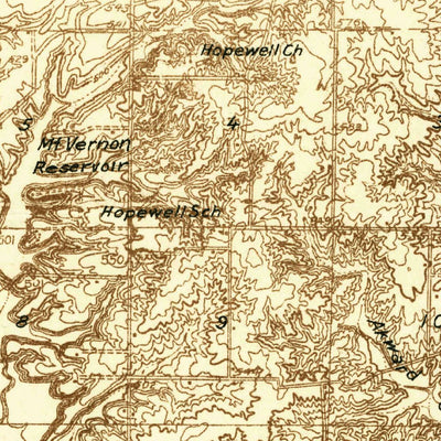 United States Geological Survey Mount Vernon, IL (1933, 48000-Scale) digital map
