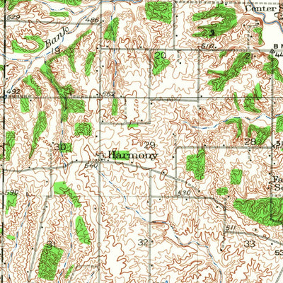 United States Geological Survey Mount Vernon, IL (1933, 62500-Scale) digital map