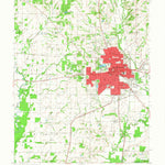United States Geological Survey Mount Vernon, IL (1965, 24000-Scale) digital map