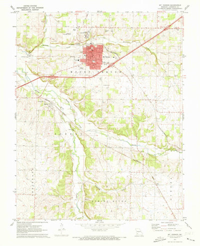 United States Geological Survey Mount Vernon, MO (1971, 24000-Scale) digital map