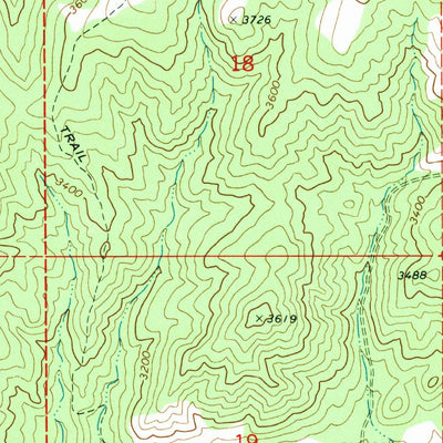 United States Geological Survey Mount Vernon, OR (1972, 24000-Scale) digital map