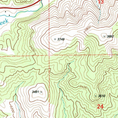 United States Geological Survey Mount Vernon, OR (1998, 24000-Scale) digital map