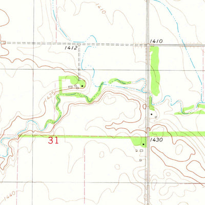United States Geological Survey Mount Vernon, SD (1980, 24000-Scale) digital map
