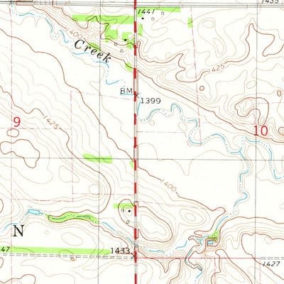 United States Geological Survey Mount Vernon, SD (1980, 24000-Scale) digital map